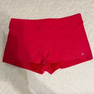 Women's Red Swim Shorts